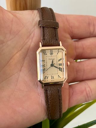 Orologio stile vintage marrone e oro - Nuovo