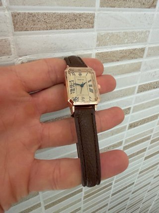 Orologio stile vintage marrone e oro - Nuovo