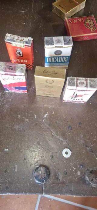 Scatole di Sigarette Antiche: Jean, Rex, Sombra