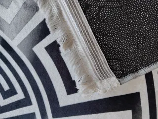 Tappeto Morbido Beige/Nero 300x200cm