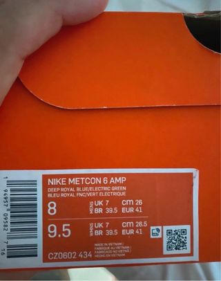 Nike Metcon 6 AMP Azul y Verde Edición Limitada