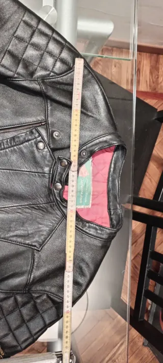 Giacca Moto Vintage Pelle Uomo Anni '70