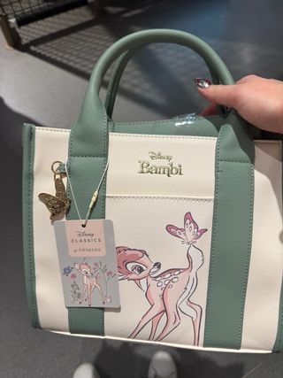 Bolso Bambi Disney Primark Verde y Blanco