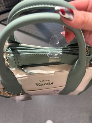 Bolso Bambi Disney Primark Verde y Blanco