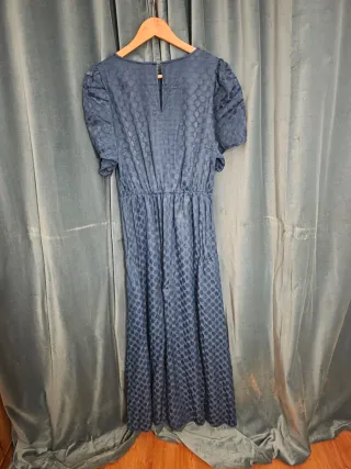 Vestido Oysho azul talla M