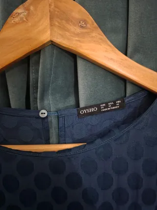 Vestido Oysho azul talla M