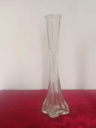 Solitário antigo de Vidro Transparente