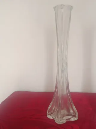 Solitário antigo de Vidro Transparente