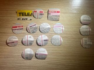 Juego Fútbol 90s. Chapas + Ath.Bilbao + R.Sociedad