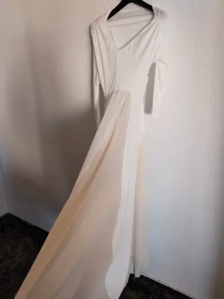 Vestido largo blanco