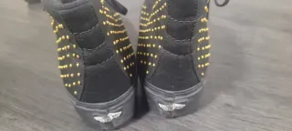 Vans Negras Tachuelas Talla 38