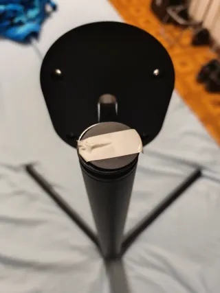 Soporte Monitor/Pantalla Trípode Negro/Plateado