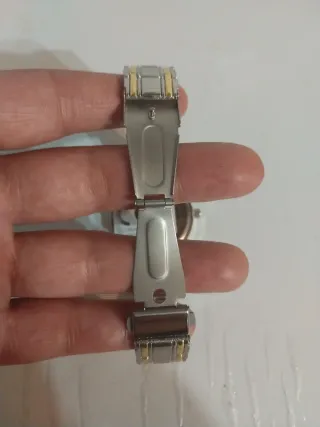 Reloj Caballero Bubble Oro y Plata