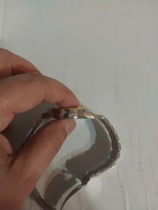 Reloj Caballero Bubble Oro y Plata