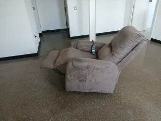 Poltrona relax elettrica imbottita