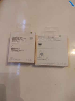 Cargador Apple Iphone inalámbrico y adaptador