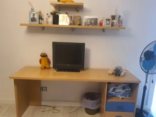 Alacena juvenil madera y plástico