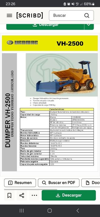 Dumper uromac