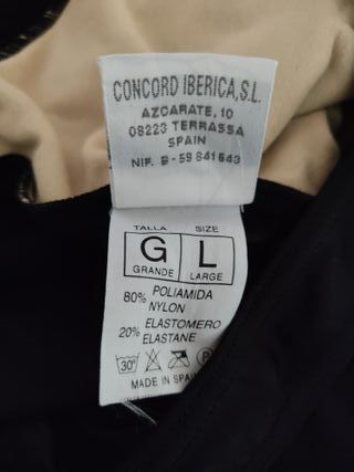 Bañador nuevo Rosaura, negro, talla L, mod. 961