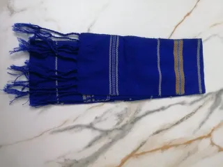 Faja fallero niño azul y oro