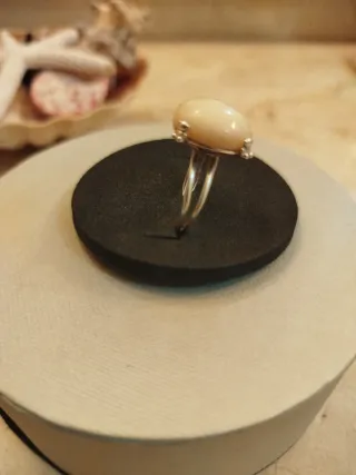 Anillo Tous Plata Ley Nácar