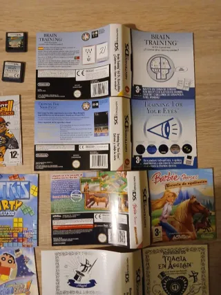 Lote 2 juegos DS + 2 manuales +caratulas