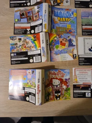 Lote 2 juegos DS + 2 manuales +caratulas