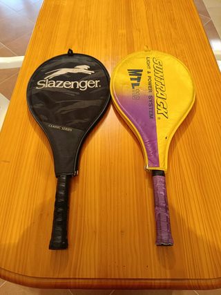 2 Raquetas de Tenis Slazenger y Suntrack