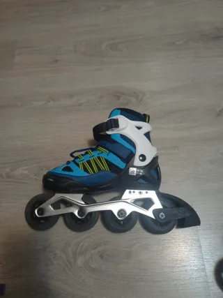 Patines número 35-38 Niñ@s Oxelo Fitness Azul.