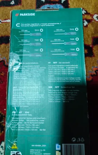 Set 6 Destornilladores Parkside