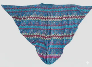 Kimono cárdigan abierto oversize, estampado mujer