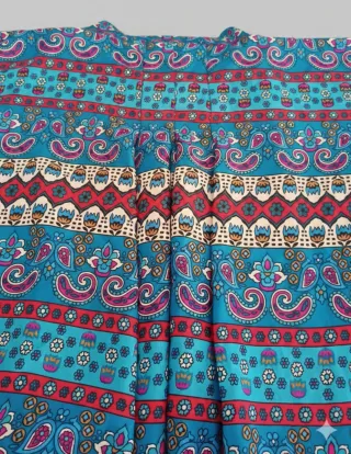 Kimono cárdigan abierto oversize, estampado mujer