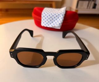 Gafas de sol Glowz Eyewear negras y marrones