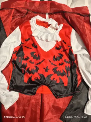 Disfraz Vampiro Niño Talla S