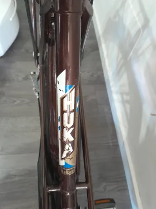 Bicicleta tándem antigua