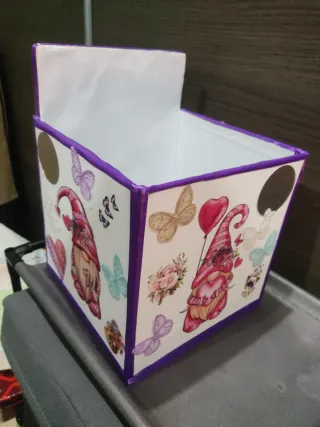 Caja decorada infantil, guarda portafoto y Lienzos