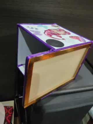 Caja decorada infantil, guarda portafoto y Lienzos