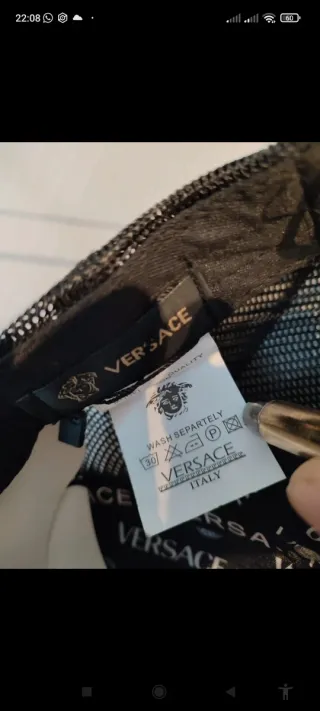 Gorra Versace Negra