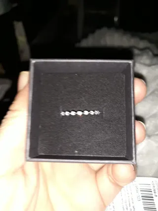 Anillo plata con circonitas