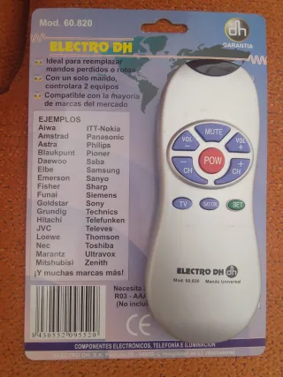 Mando a Distancia Universal Electro DH 60.805