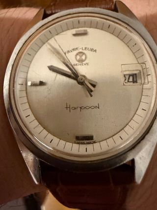 Reloj Vintage favre leuba harpoon