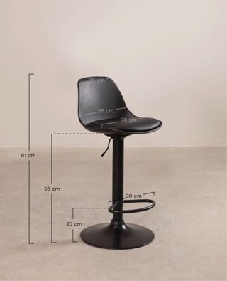 4 Taburetes Sklum regulables