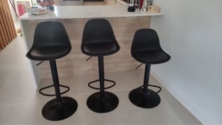 4 Taburetes Sklum regulables