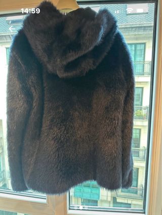 Chaquetón pelo sintético Liu Jo azul marino