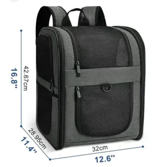 Mochila transportín perro/gato plegable