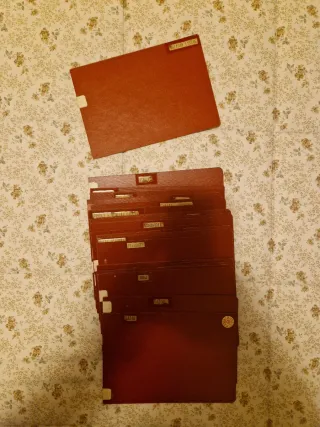 Divisori raccoglitori cartoline vintage