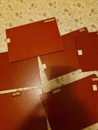 Divisori raccoglitori cartoline vintage