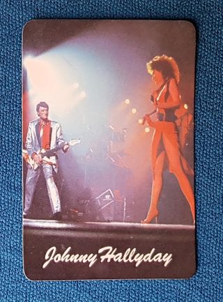 Calendário de bolso Johnny Hallyday