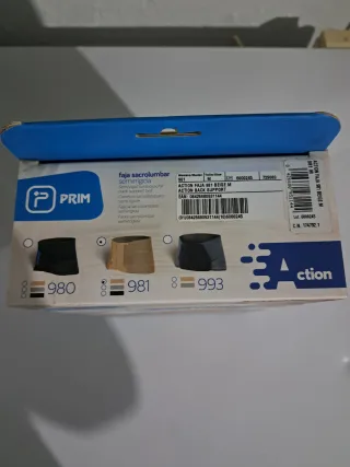 Faja Lumbar Semirrígida Acción 980 Beige