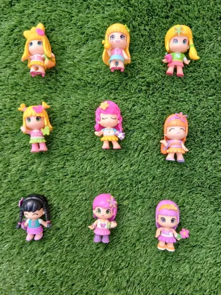 Lote 9 Figuras Muñecas Pinypon